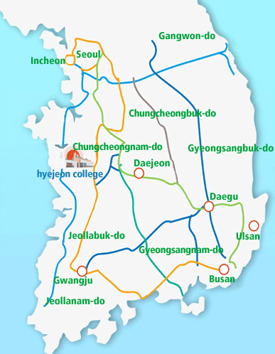 흥성군 지도 이미지